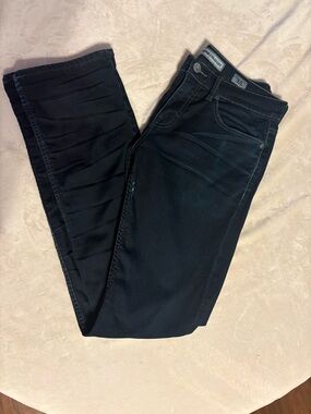 BKE Mens Dark Blue Straight Jeans